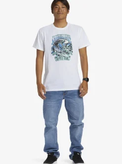 Quiksilver Land Down Under T-Shirt White Discount