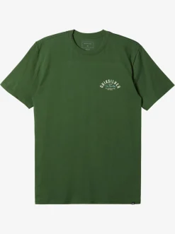 Quiksilver Logo Lockup T-Shirt Greener Pastures Flash Sale