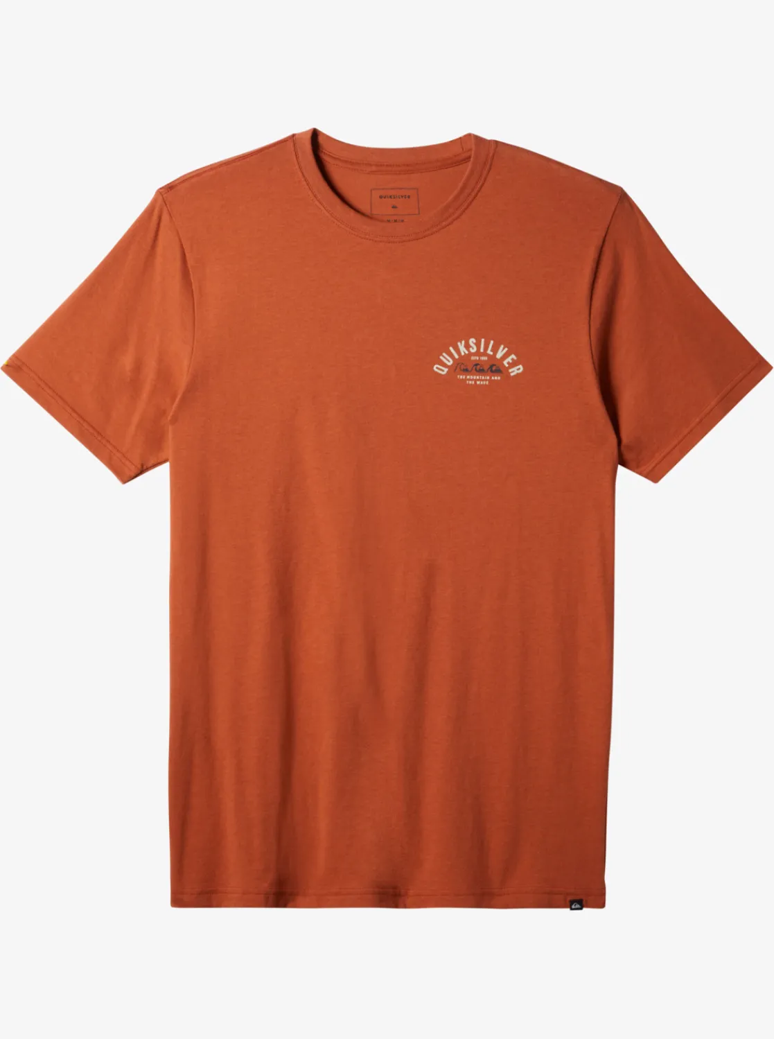 Quiksilver Logo Lockup T-Shirt Baked Clay Cheap