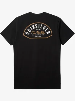 Quiksilver Logo Lockup T-Shirt Black Fashion