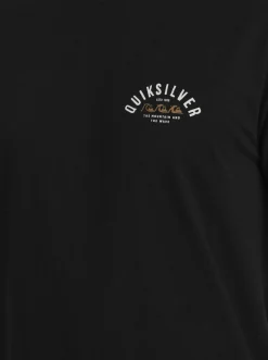 Quiksilver Logo Lockup T-Shirt Black Fashion