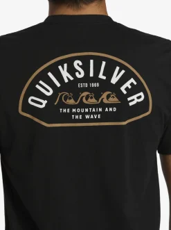 Quiksilver Logo Lockup T-Shirt Black Fashion