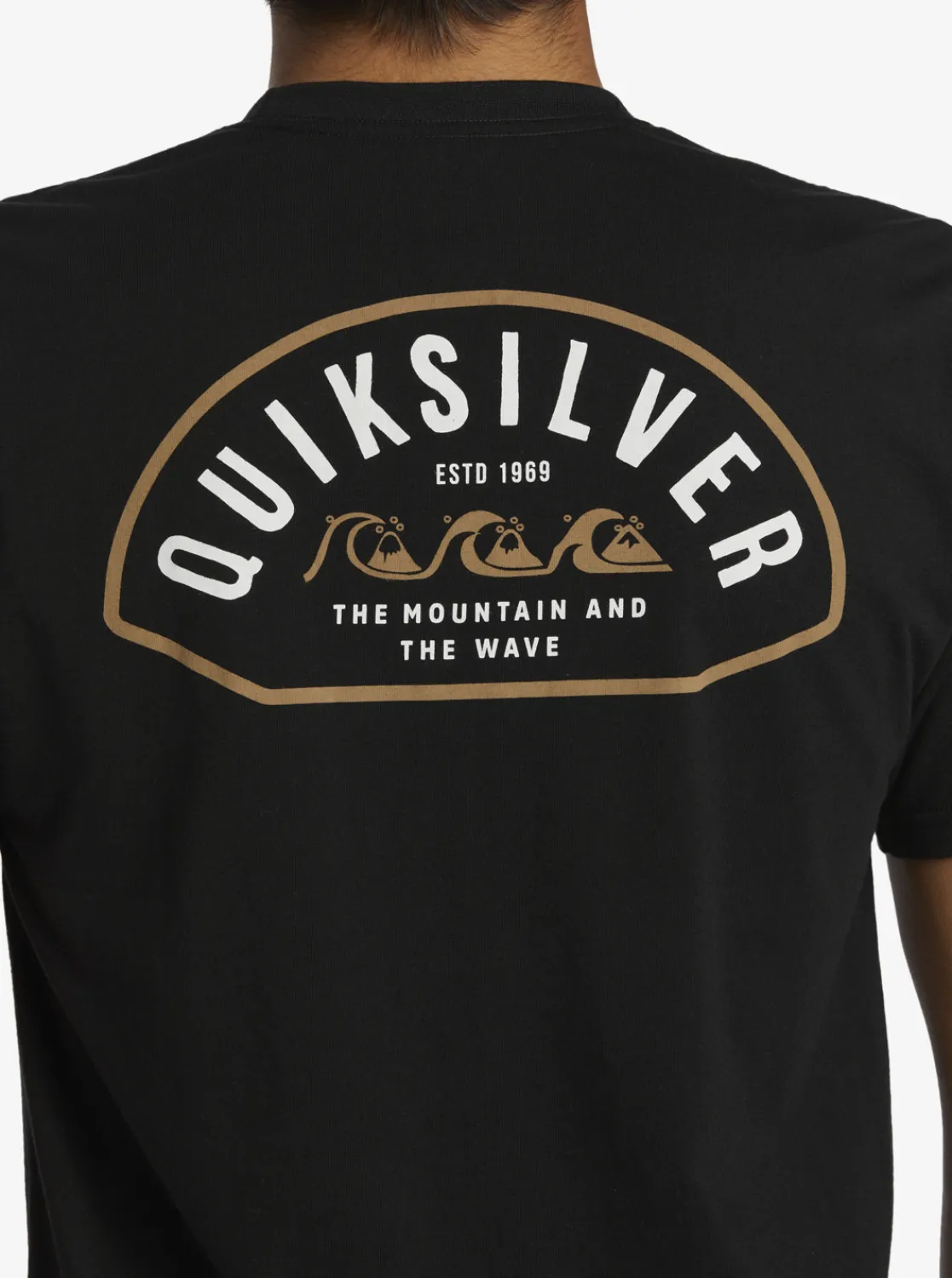Quiksilver Logo Lockup T-Shirt Black Fashion
