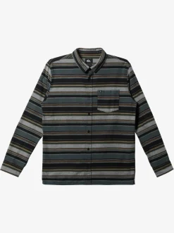 Quiksilver Lyne Long Sleeve Top Black Lyne Flannel Online