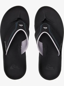 Quiksilver Mathodic Recovery Sandals Black/Grey/Brown Sale