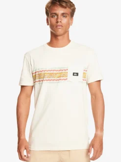 Quiksilver Mesa Stripe Pocket T-Shirt Birch Cheap