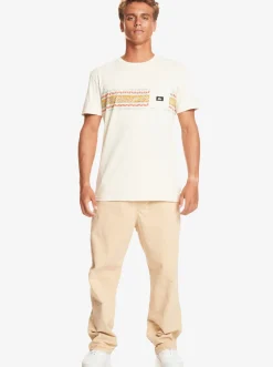 Quiksilver Mesa Stripe Pocket T-Shirt Birch Cheap