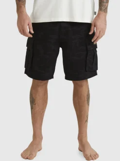Quiksilver Mikey Cargo Shorts Tarmac Mongrel Camo Fashion