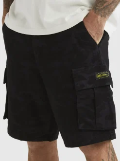 Quiksilver Mikey Cargo Shorts Tarmac Mongrel Camo Fashion