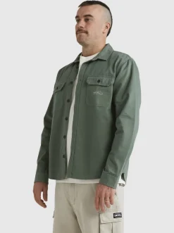 Quiksilver Mikey Long Sleeve Shirt Laurel Wreath Best