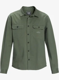 Quiksilver Mikey Long Sleeve Shirt Laurel Wreath Best