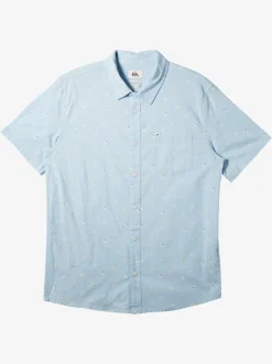 Quiksilver Minimo Short Sleeve Shirt Clear Sky Minimo Shop