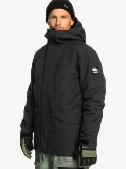 Quiksilver Mission 3-In-1 Technical Snow Jacket True Black Store