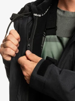 Quiksilver Mission 3-In-1 Technical Snow Jacket True Black Store