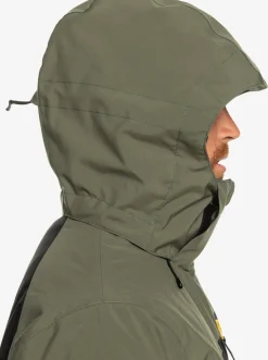 Quiksilver Mission Plus Technical Snow Jacket True Black New