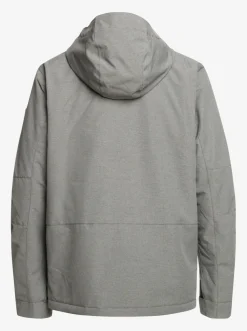Quiksilver Mission Solid Insulated Snow Jacket Heather Grey Store