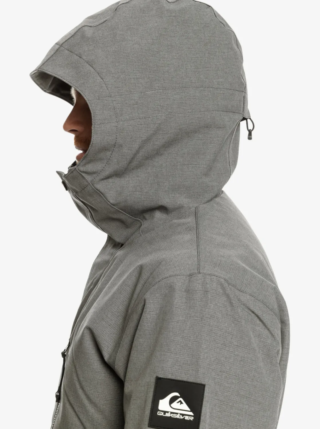Quiksilver Mission Solid Insulated Snow Jacket Heather Grey Store