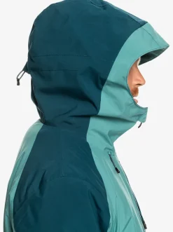 Quiksilver Mission Technical Snow Jacket Brittany Blue Fashion