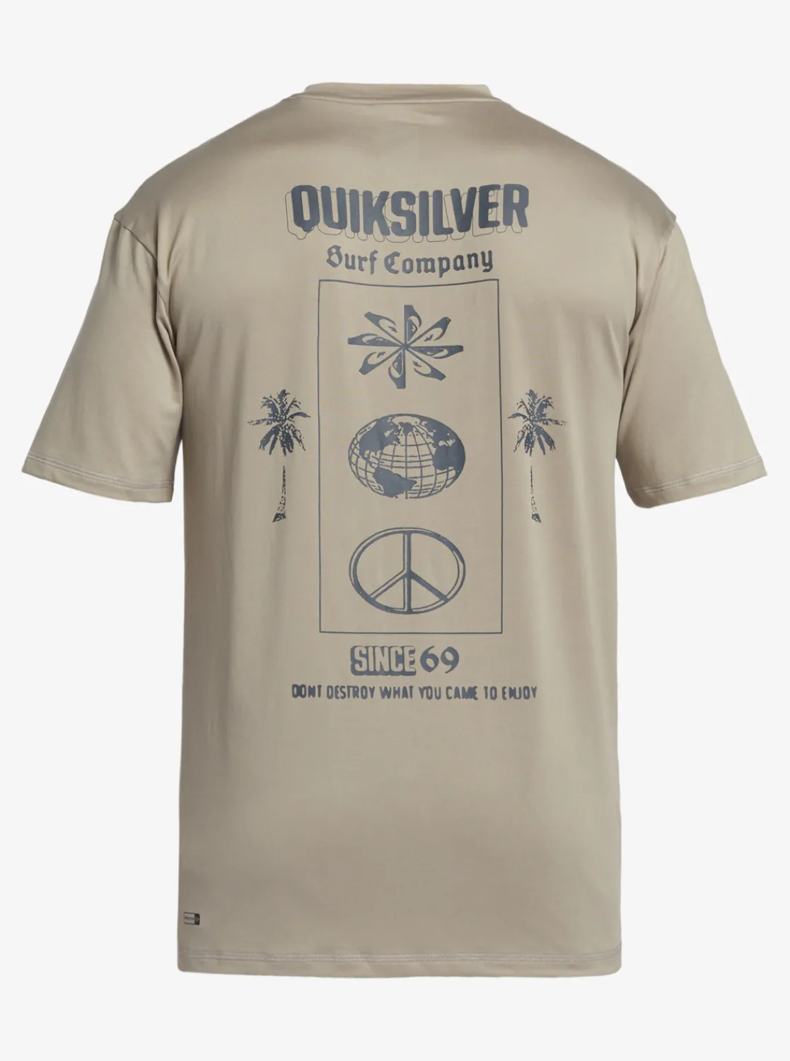 Quiksilver Mix Session Upf 50 Short Sleeve Surf Tee Goat Fashion