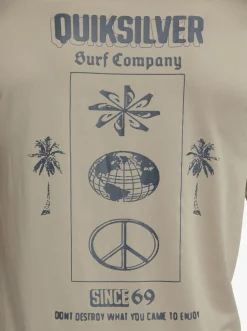 Quiksilver Mix Session Upf 50 Short Sleeve Surf Tee Goat Fashion