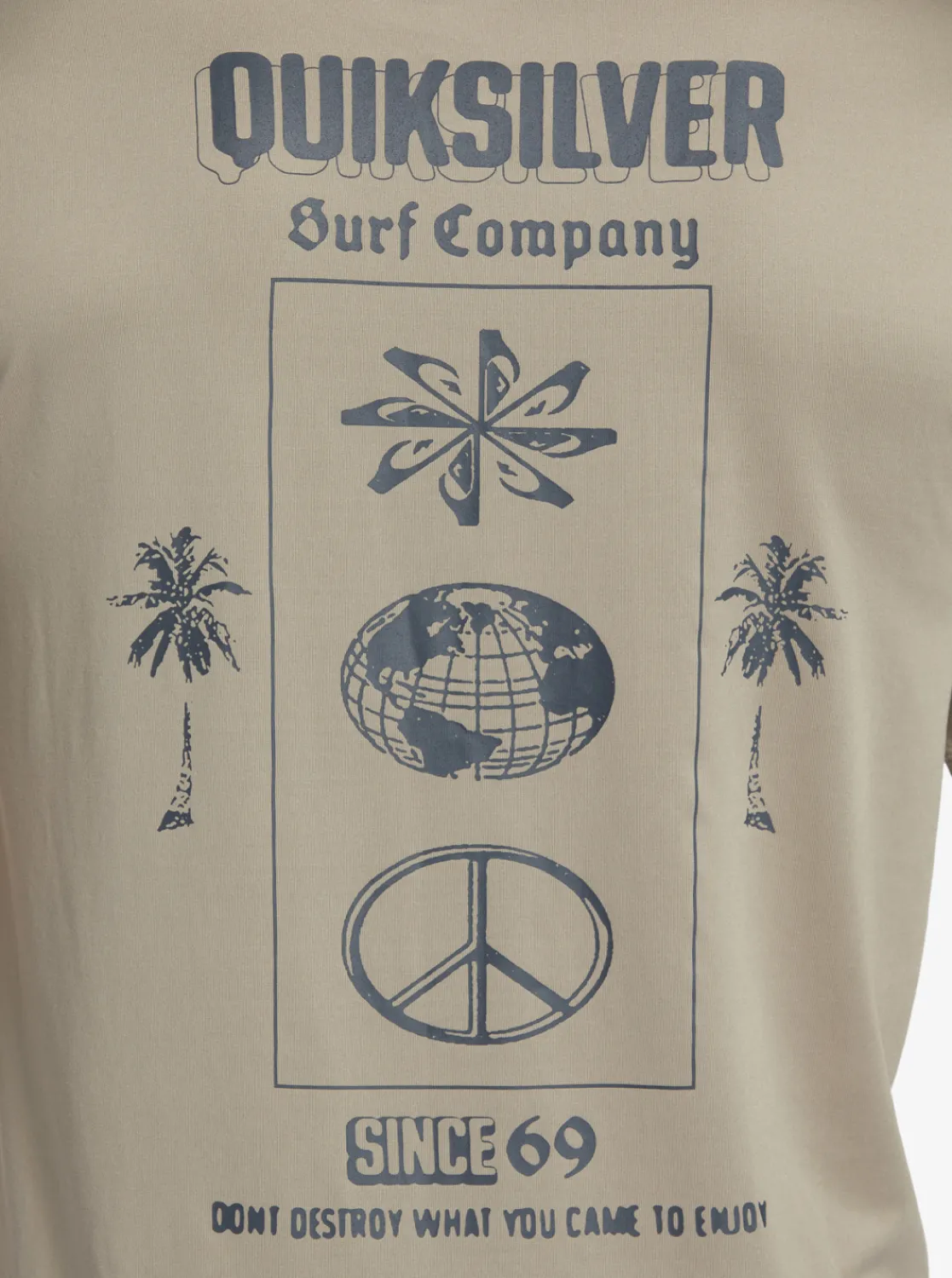 Quiksilver Mix Session Upf 50 Short Sleeve Surf Tee Goat Fashion