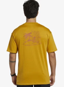 Quiksilver Mix Session Upf 50 Short Sleeve Surf Tee Wheat Shop