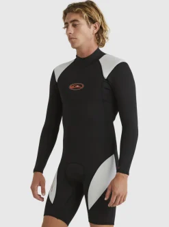 Quiksilver 2/2Mm Capsule Saturn Long Sleeve Spring Suit Black/Lunar Rock Shop