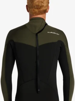 Quiksilver 3/2Mm Everyday Sessions Back Zip Wetsuit Black/ Ash Cheap