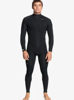 Quiksilver 4/3Mm Everyday Sessions Back Zip Wetsuit Black Flash Sale