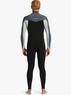 Quiksilver 3/2Mm Everyday Sessions Chest Zip Wetsuit Black/ Ash Flash Sale