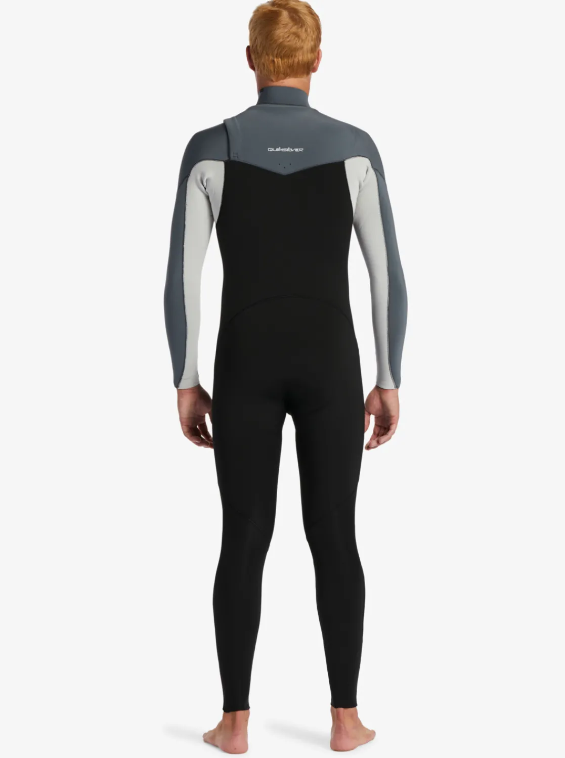 Quiksilver 3/2Mm Everyday Sessions Chest Zip Wetsuit Black/ Ash Flash Sale