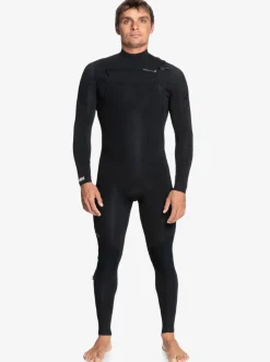 Quiksilver 3/2Mm Everyday Sessions Chest Zip Wetsuit Black Sale