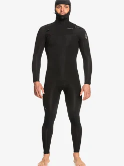 Quiksilver 5/4/3Mm Everyday Sessions Hooded Chest Zip Wetsuit Black Shop