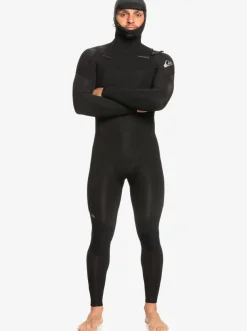 Quiksilver 5/4/3Mm Everyday Sessions Hooded Chest Zip Wetsuit Black Shop