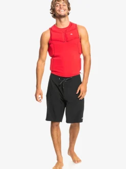 Quiksilver 1Mm Highline Pro Impact Wetsuit Jacket Quik Red New