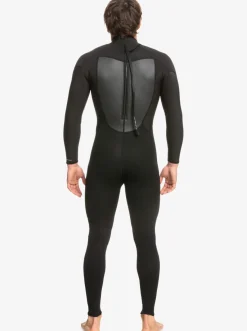 Quiksilver 3/2Mm Prologue Back Zip Wetsuit Black Cheap