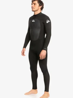 Quiksilver 3/2Mm Prologue Back Zip Wetsuit Black Discount