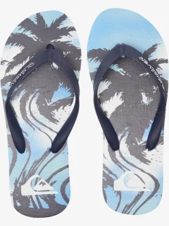 Quiksilver Molokai Highline Scallop Flip-Flops Blue 2 Cheap
