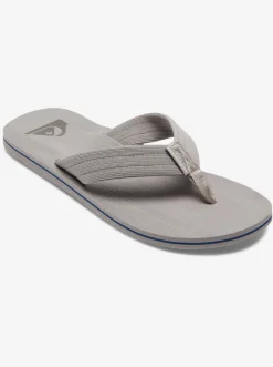 Quiksilver Molokai Layback Sandals Grey/White/Grey Best Sale