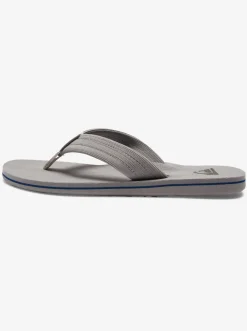Quiksilver Molokai Layback Sandals Grey/White/Grey Best Sale