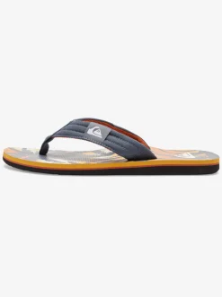 Quiksilver Molokai Layback Sandals For Men Grey 1 Flash Sale