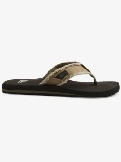 Quiksilver Monkey Abyss Sandals Green/Black/Brown Sale