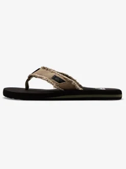 Quiksilver Monkey Abyss Sandals Green/Black/Brown Sale