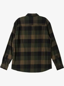 Quiksilver Motherfly Long Sleeve Shirt Major Brown Motherfly Flash Sale