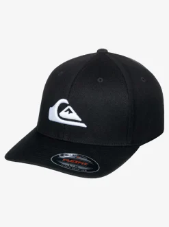 Quiksilver Mountain And Wave Flexfit Hat Black/White Flash Sale