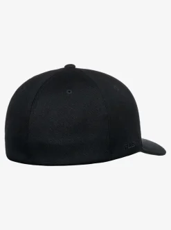 Quiksilver Mountain And Wave Flexfit Hat Black/White Flash Sale