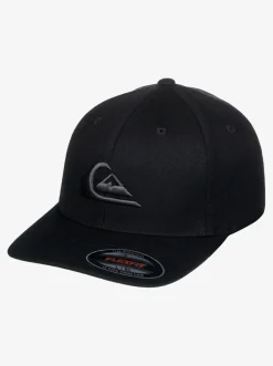 Quiksilver Mountain And Wave Flexfit Hat Black/Black Clearance