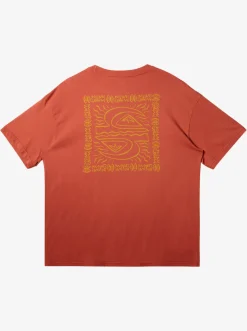 Quiksilver Natural Vibe T-Shirt Baked Clay Hot