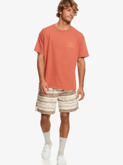 Quiksilver Natural Vibe T-Shirt Baked Clay Hot