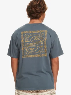 Quiksilver Natural Vibe T-Shirt Dark Slate Cheap
